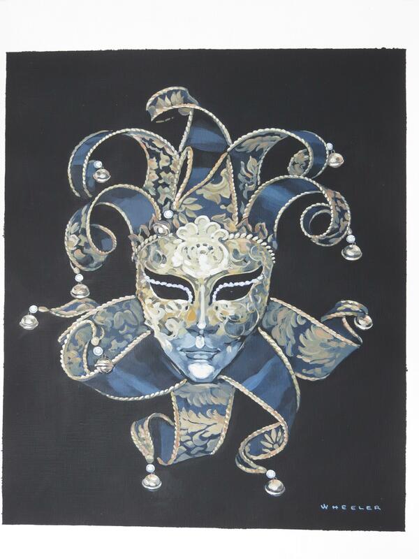 The Venetian Black Mask.