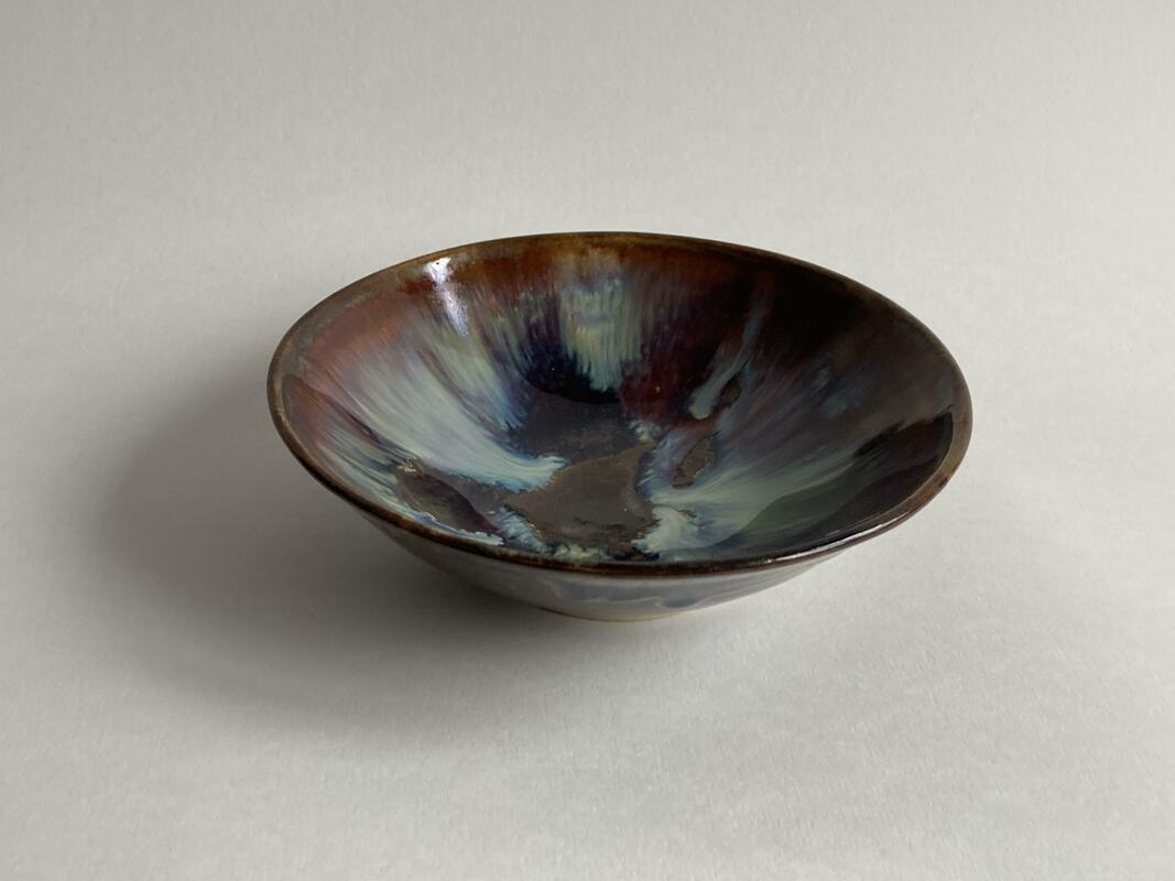bowl in crystalline glaze 16x5cm  £30