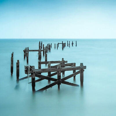 Dorset, seascape, photography, Swanage, derelict, pier
