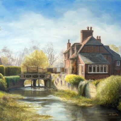 Waterstock Mill Oxfordshire - oils