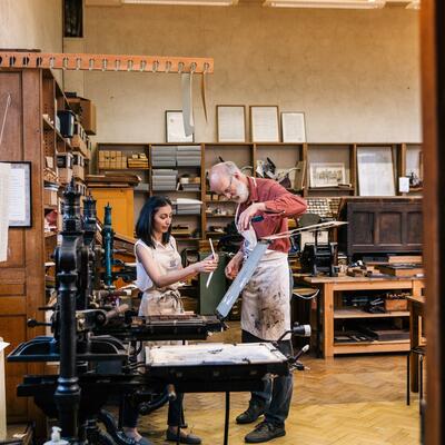 Bibliographical Press, Old Bodleian.