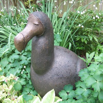 Dodo by Veronica Dudley in Turrill Sculpture Garden Exhibition 