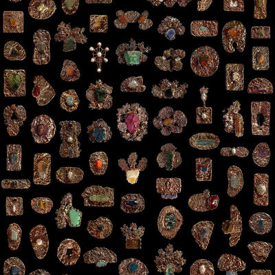 The Oxford Collection 100 Project - 100 Brooches.