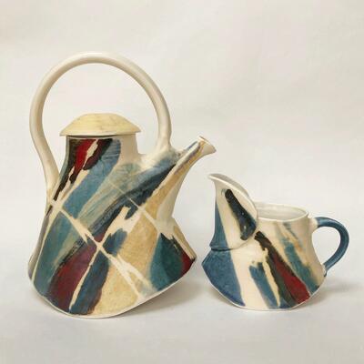 rocking teapot and rocking jug