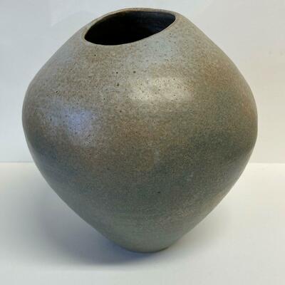 Large glazed stoneware vase form