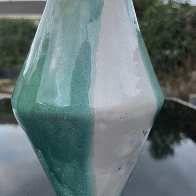 Triple glaze combination vase 