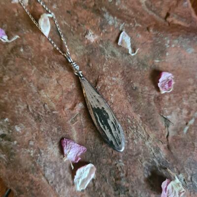 Mistletoe Leaf pendant