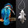 collage Kingfisher/silver oakleaf