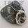 Recycled silver pendant with beach pebble by Vicky Cumming
