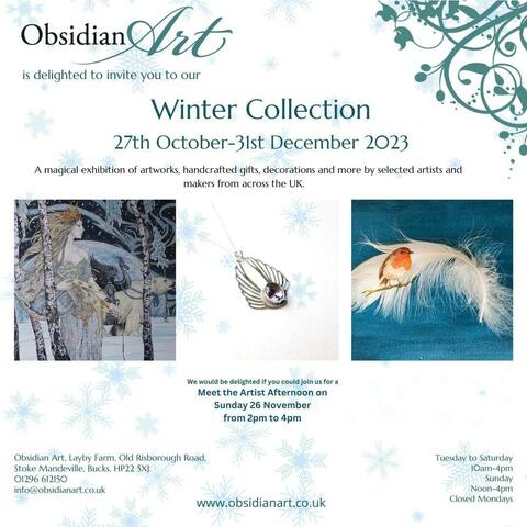 Obsidian Art Gallery Christmas exhibition 2023