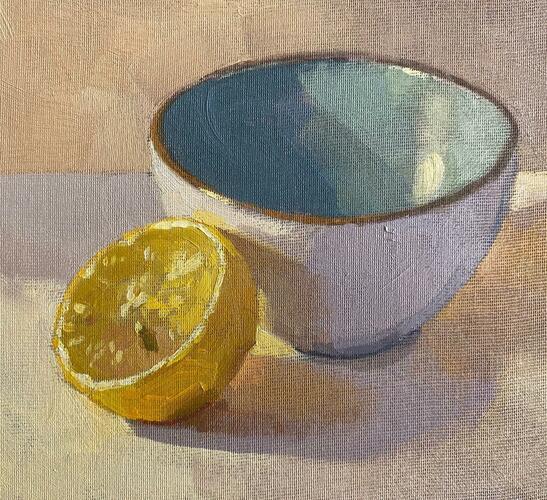 White Bowl and Lemon