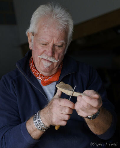 Michael J. Amphlett - Spoon carver - spoons made from locally sourced green-wood