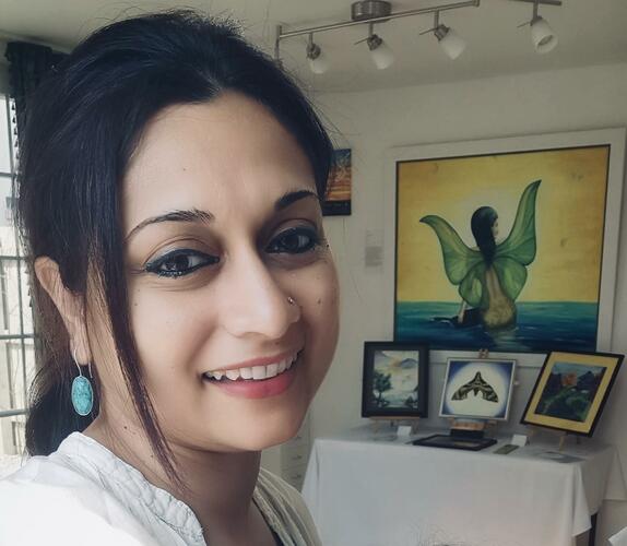 Amrita Nanda at her studio - A’s pace 