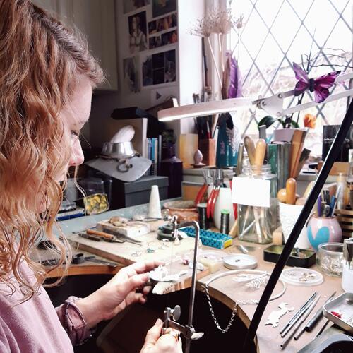 Chloe Romanos, Jewellery Designer and Maker, Cloelea Jewellery