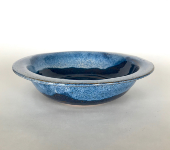 Blue Dish, stoneware. David Clifton.