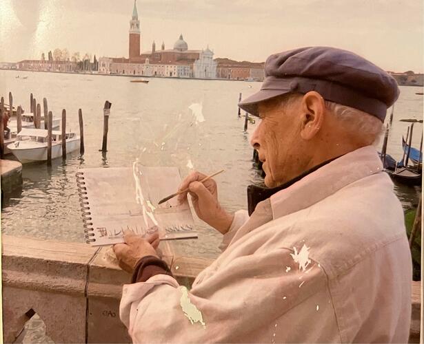Painting in Venice a favorate location