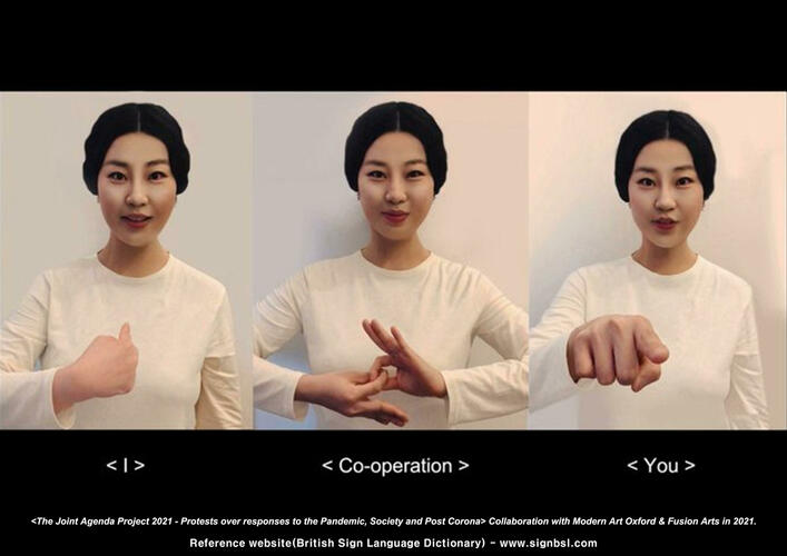 Seeun Kim in British Sign Language Object.
