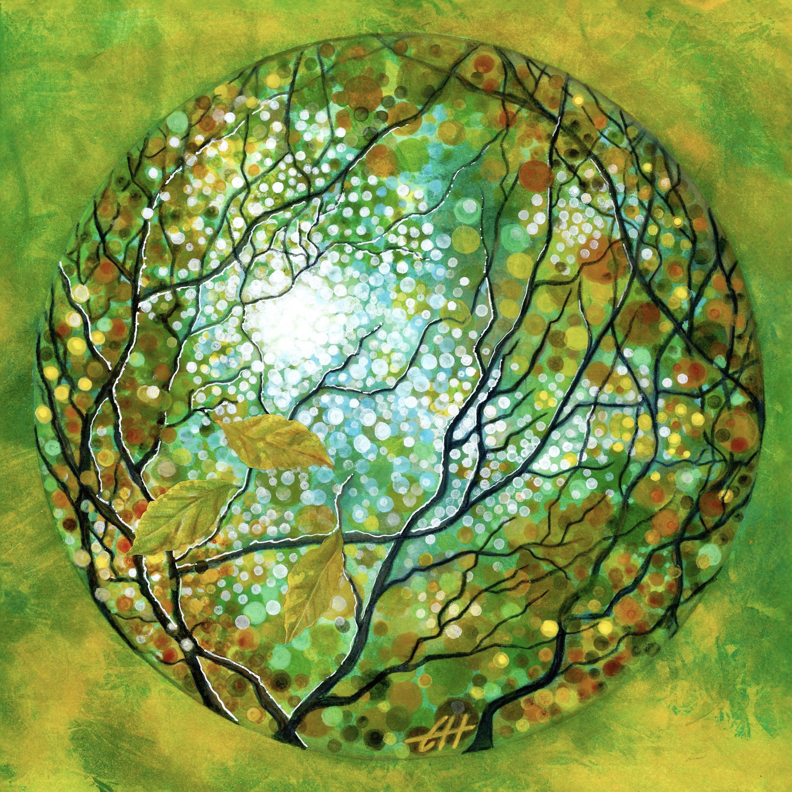 Emma Hunt: 'Autumn Falls', Mixed Media, Giclée Prints & Greeting Cards