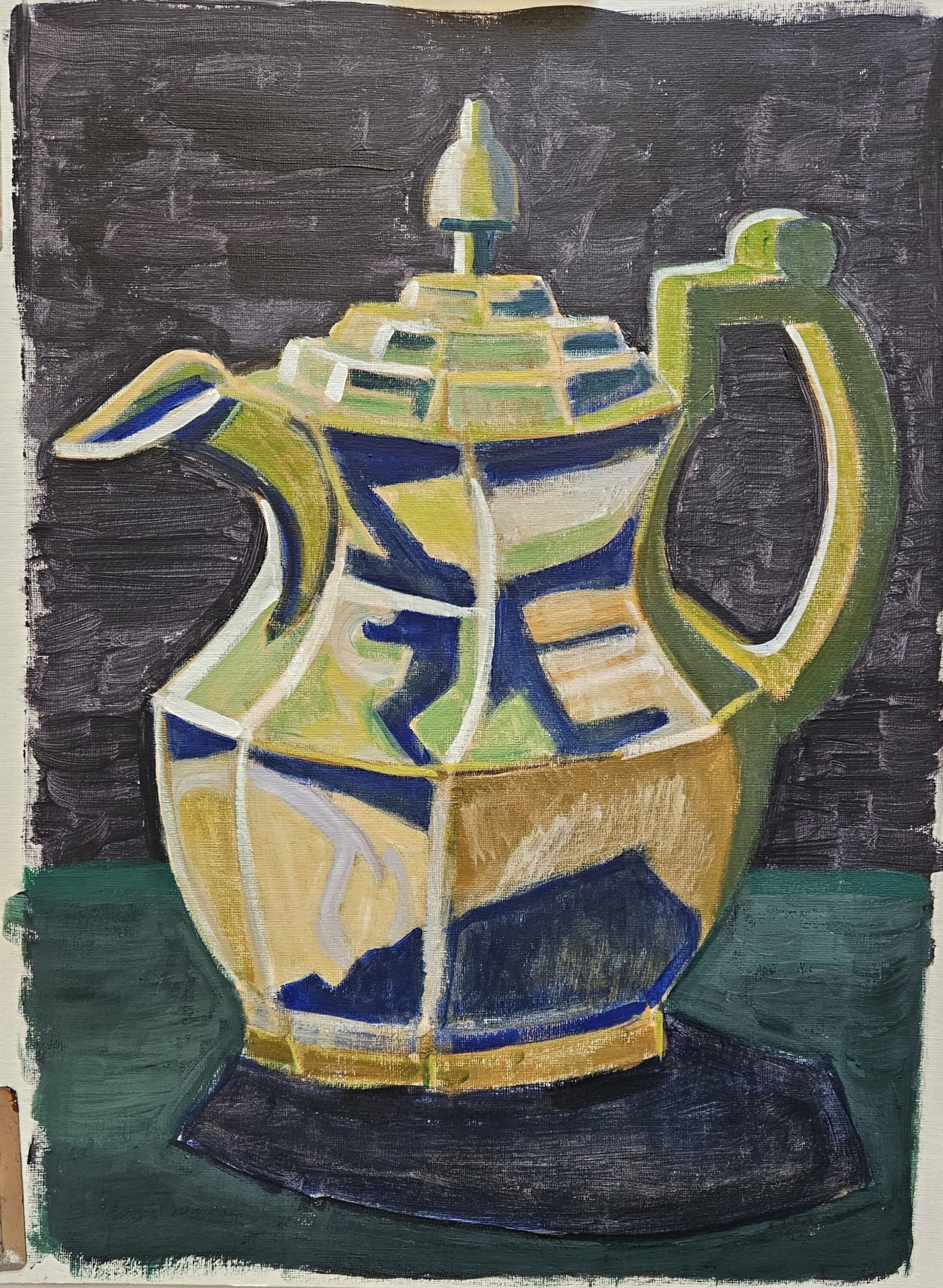 John Stephen OAS: Metal coffee pot