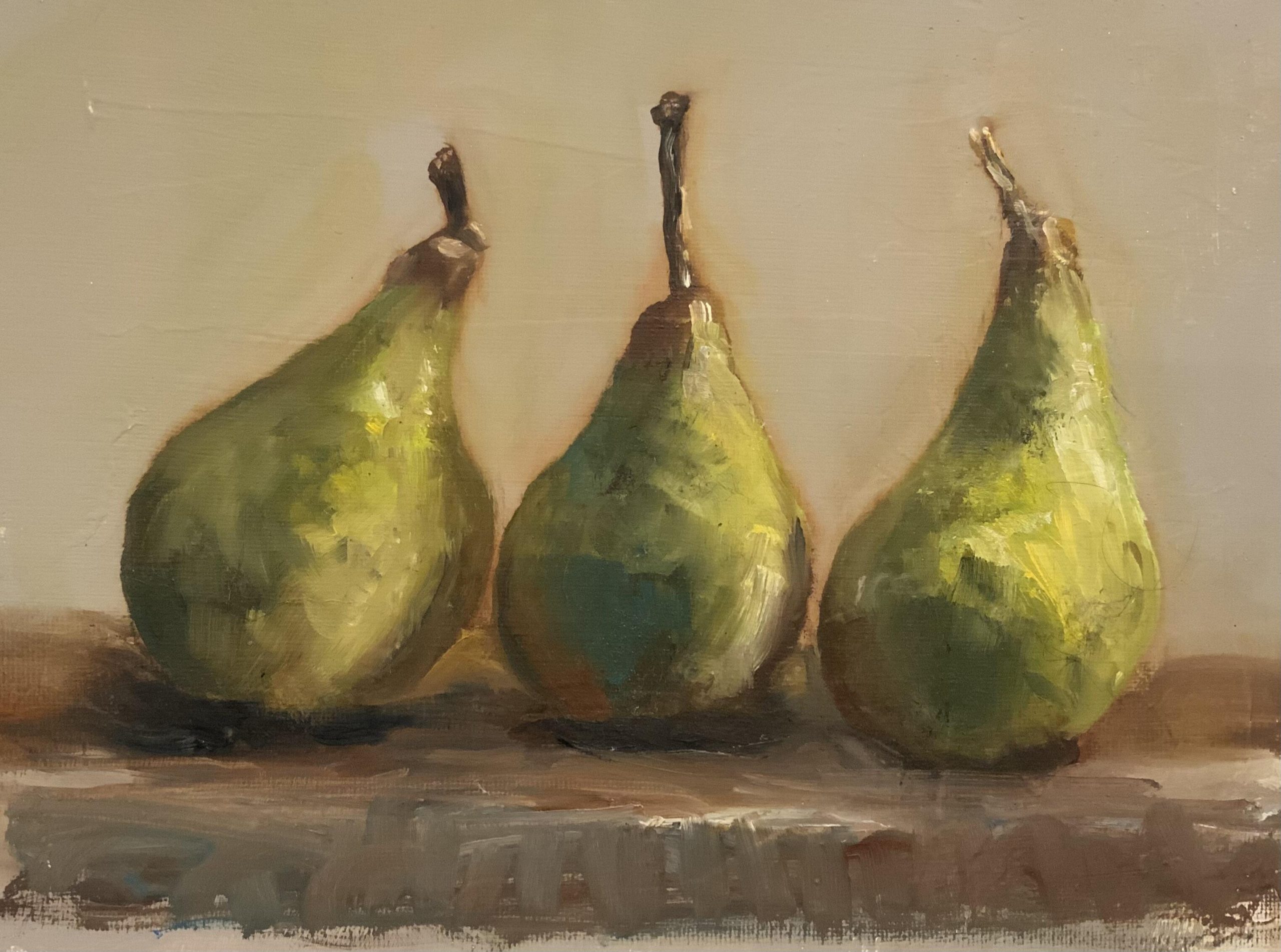 Miranda Markham: Three pears