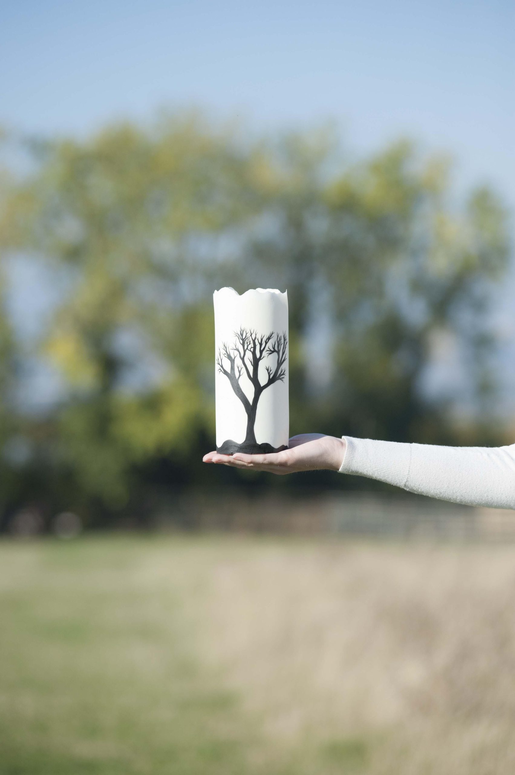 Laura Murphy: Torquil Trees vessel, parian porcelain