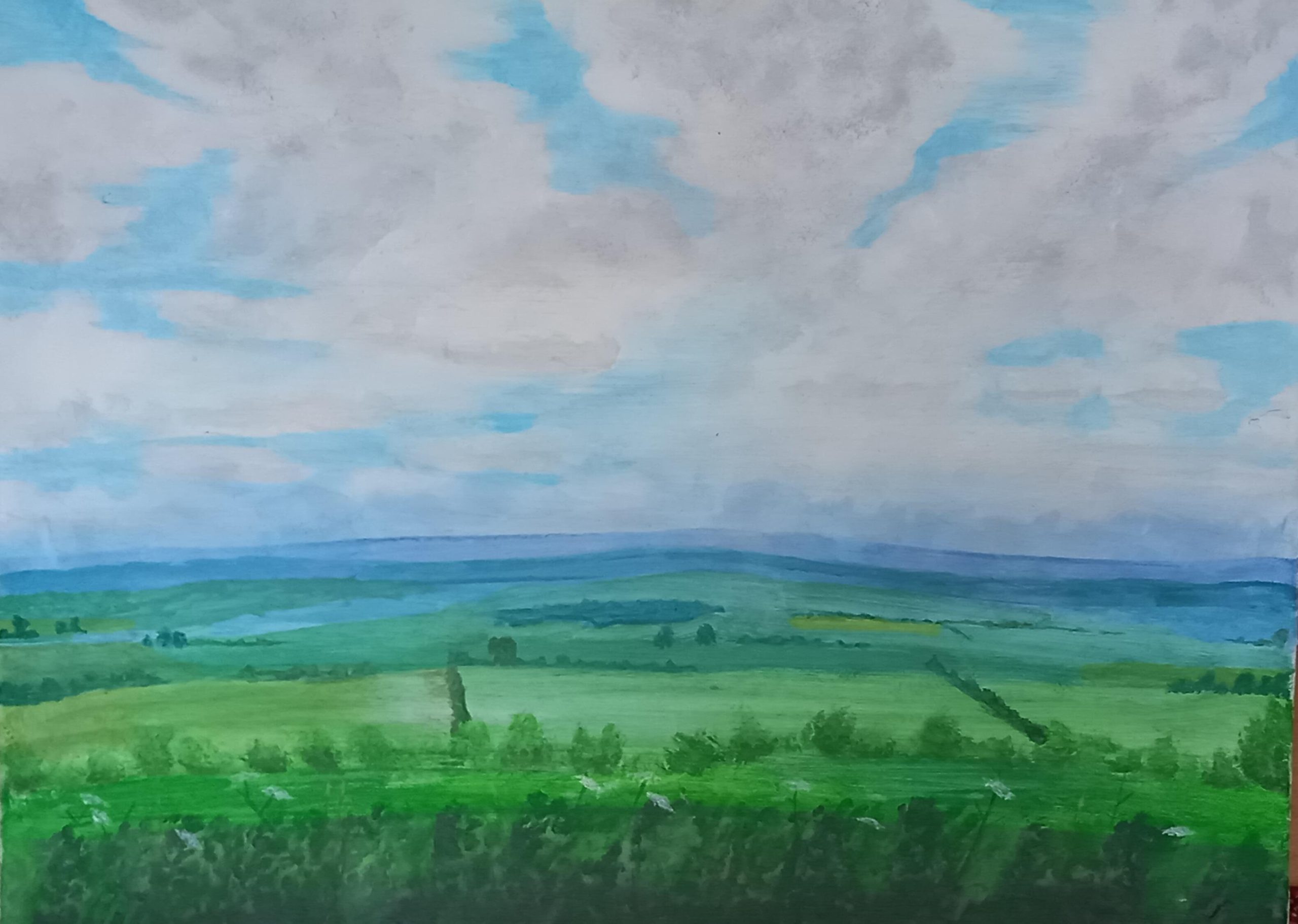 Rob Shorts: The Vale 18x24 Acrylic £250