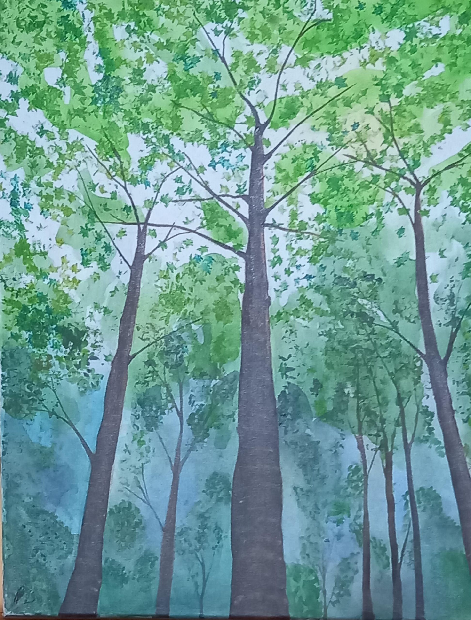 Rob Shorts: In The Trees 16x20 Acrylic £140