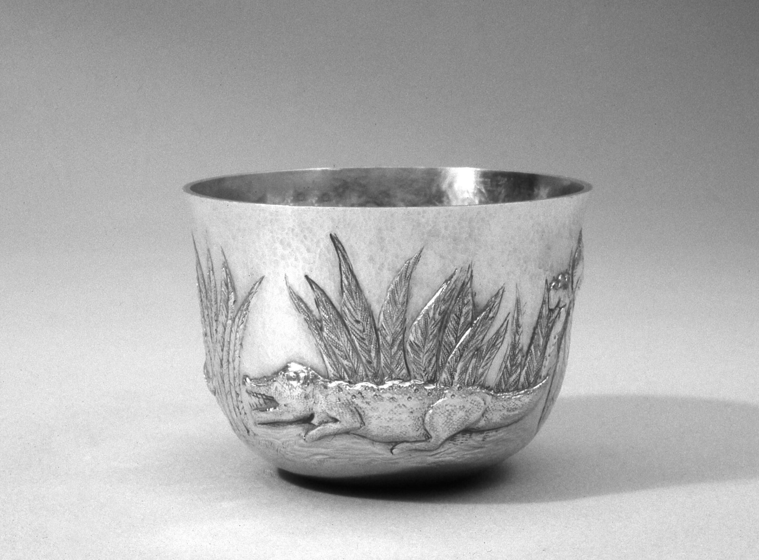 Stella Campion: Hand raised, chased bowl.