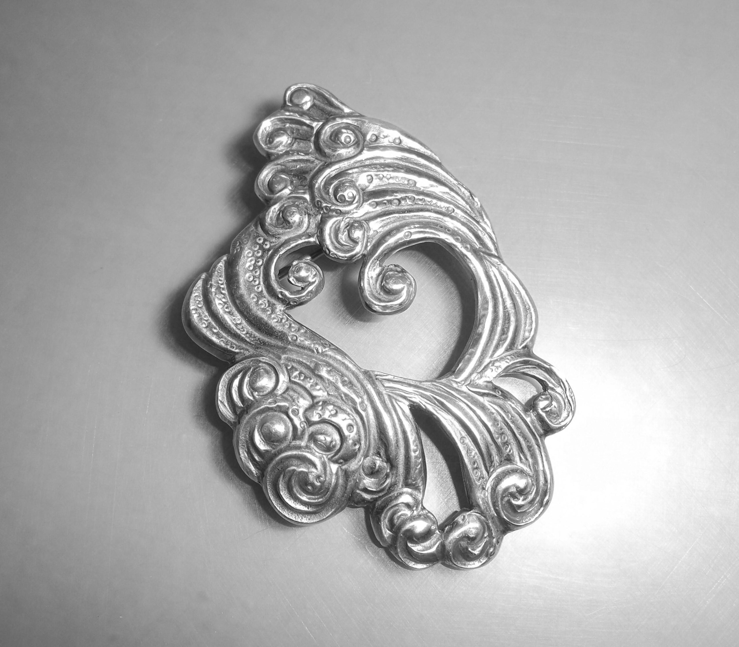 Stella Campion: A silver chased brooch £160
