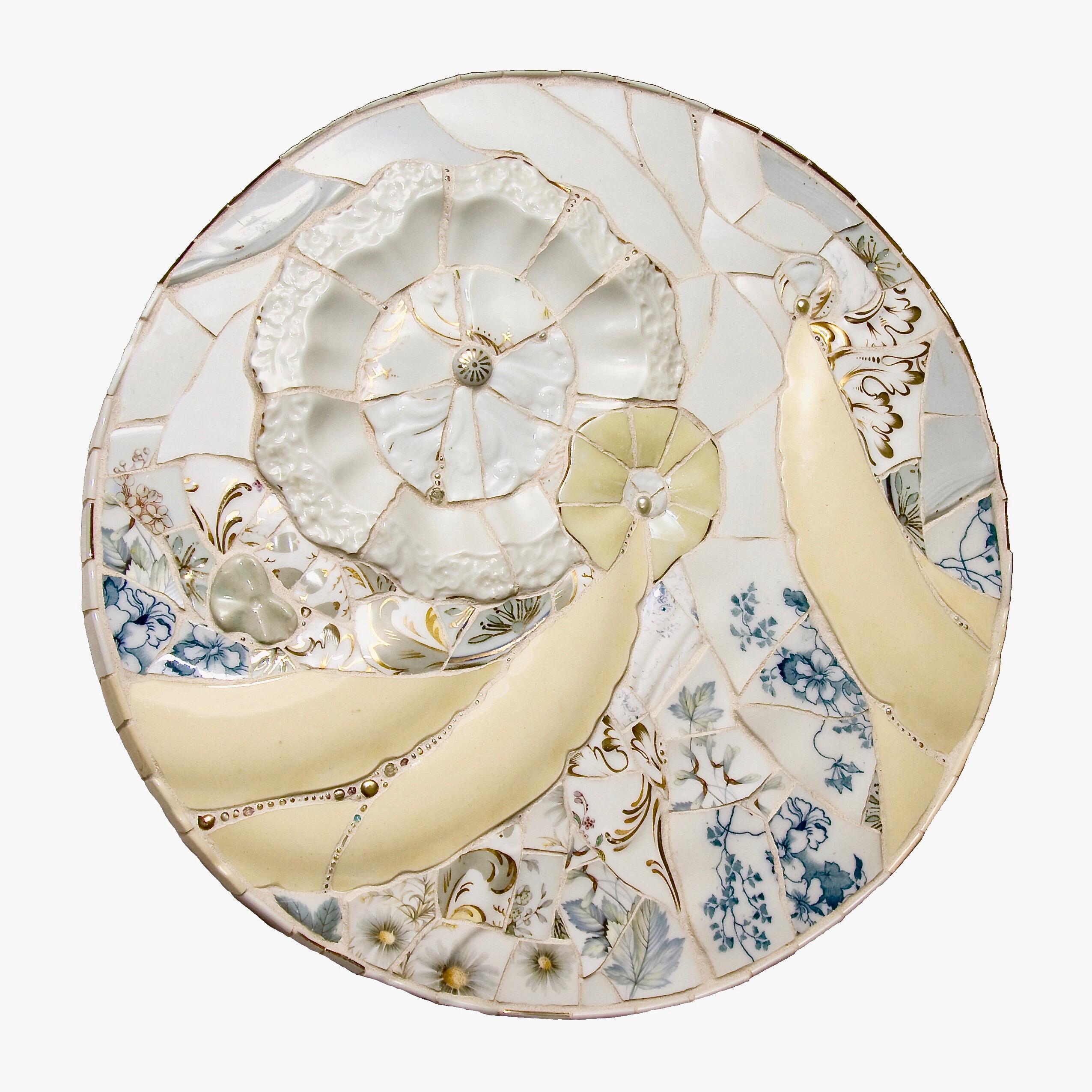 Emma Cavell: mixed media mosaic wall hanging  'Light of Life'