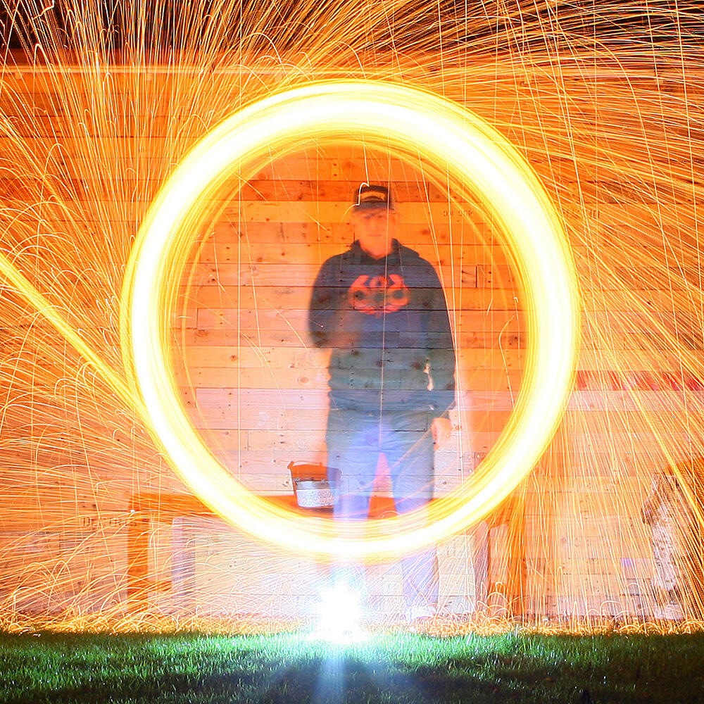 Ian Roxburgh at work