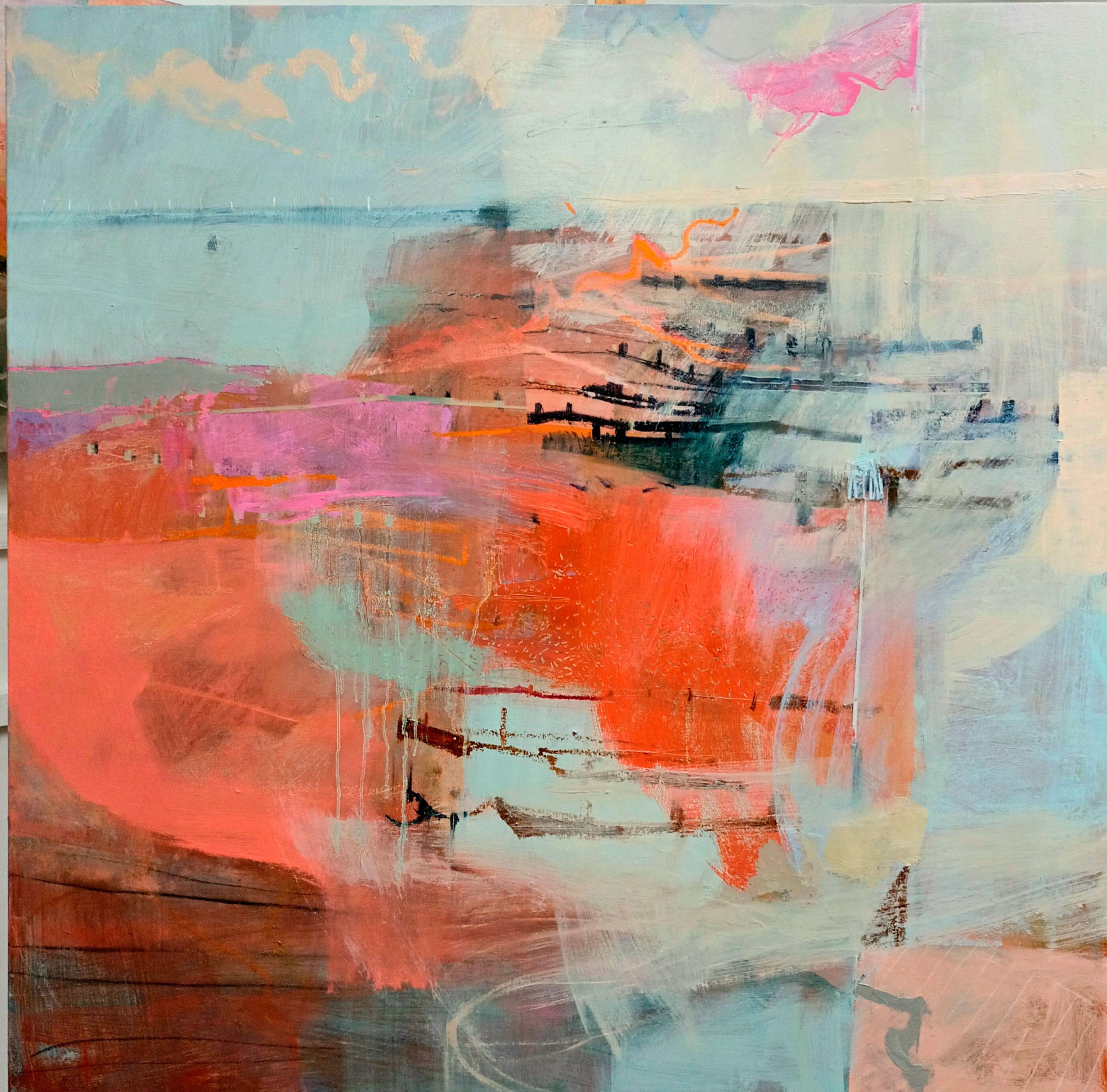 Jane Strother OAS: Ebb Flood, oil on canvas