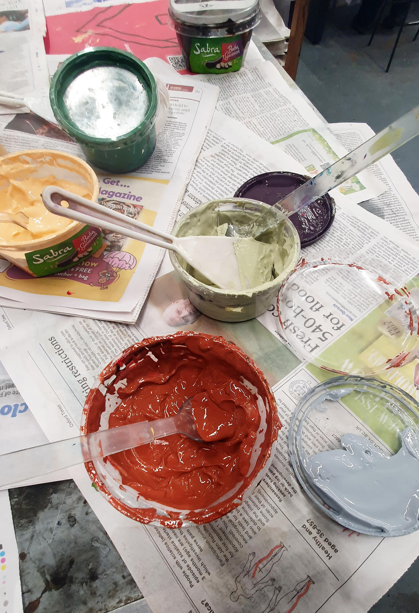 Oxford Printmakers at work