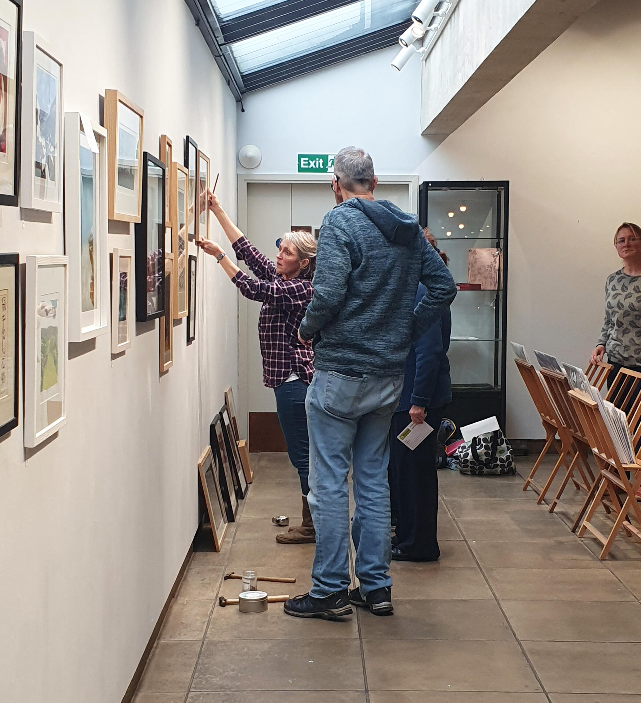 Oxford Printmakers: Hanging at the North Wall