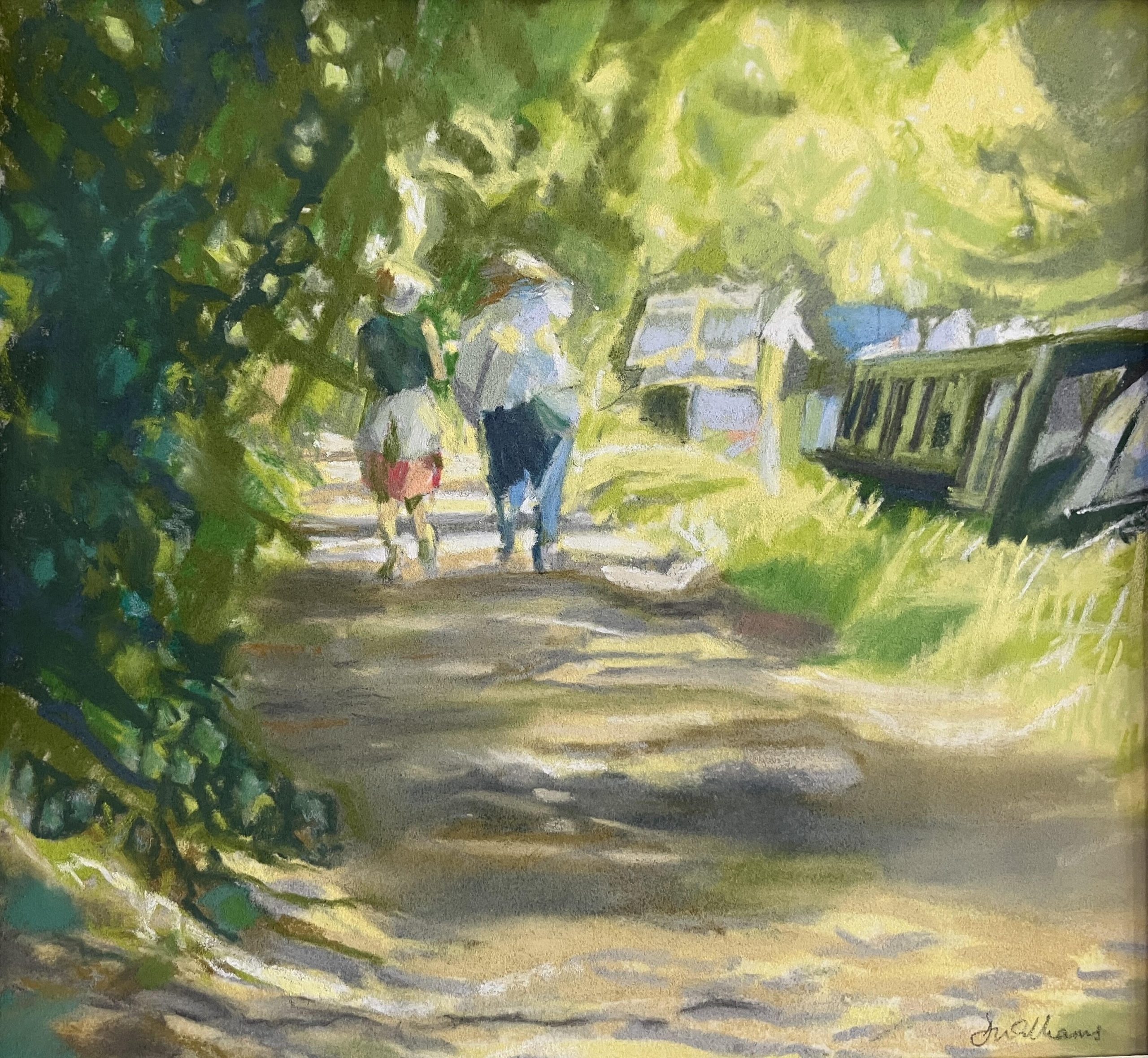Deborah Williams OAS: Jericho Towpath (pastel)