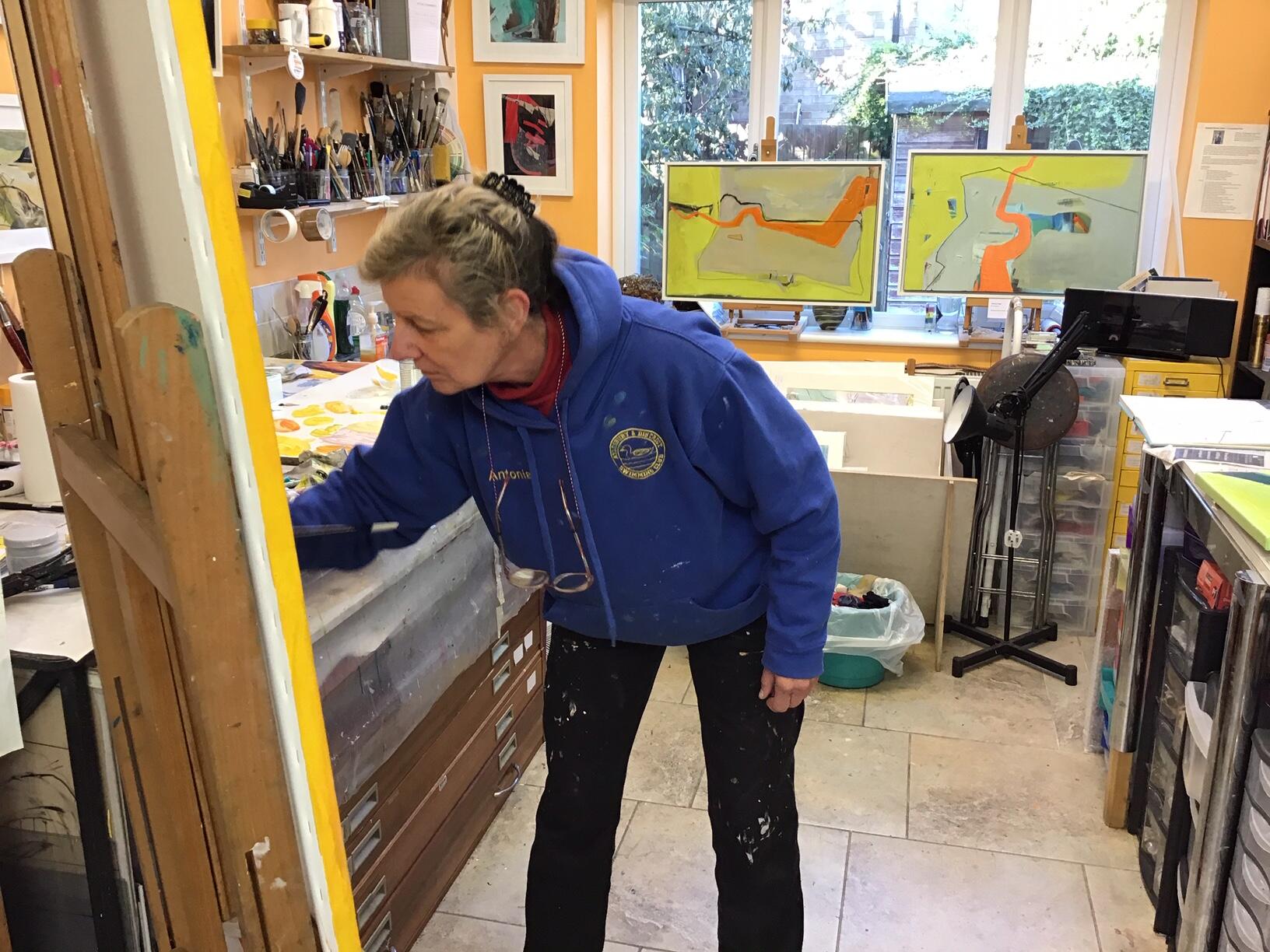 Antonia Glynne Jones OAS at work