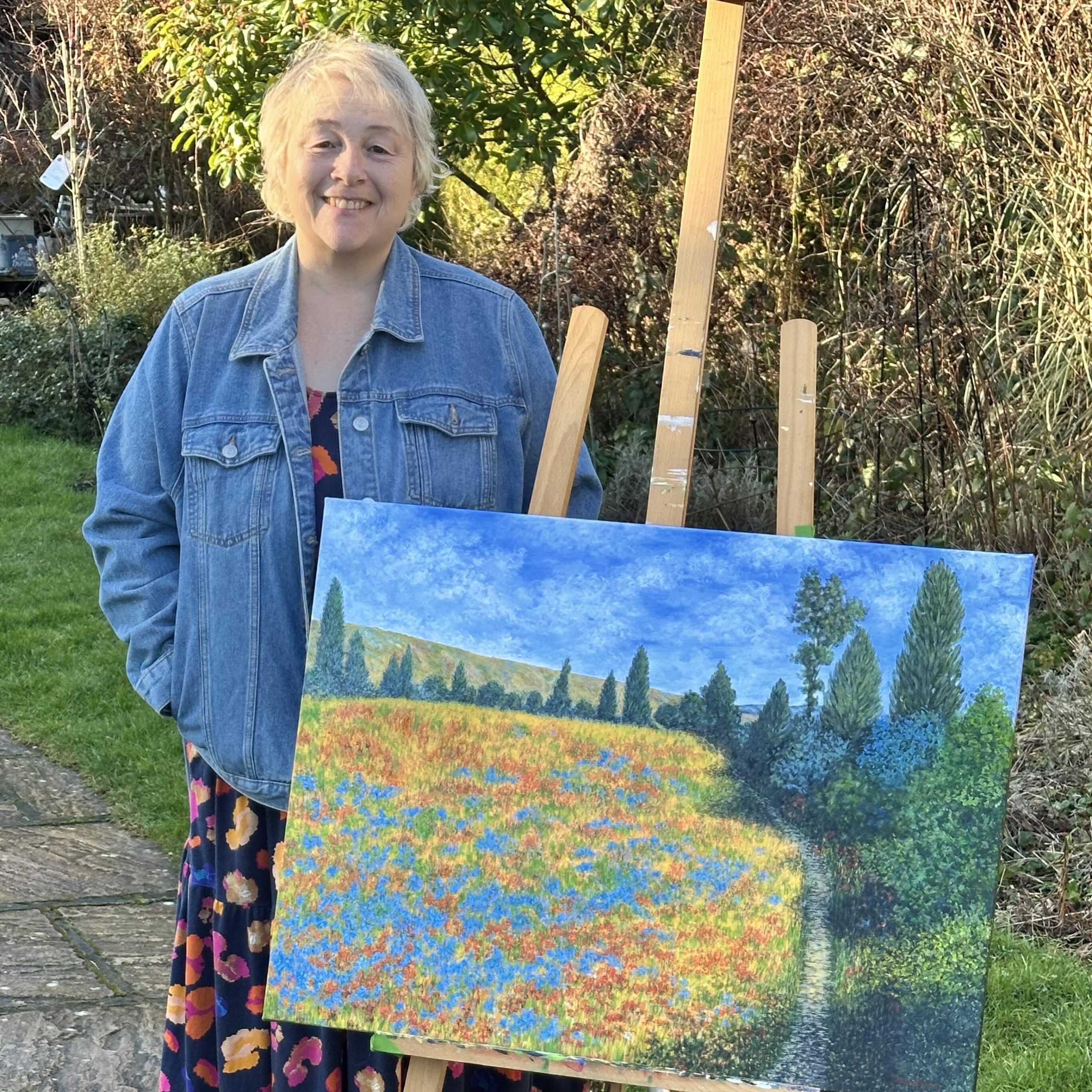 Louise Gustafson at work