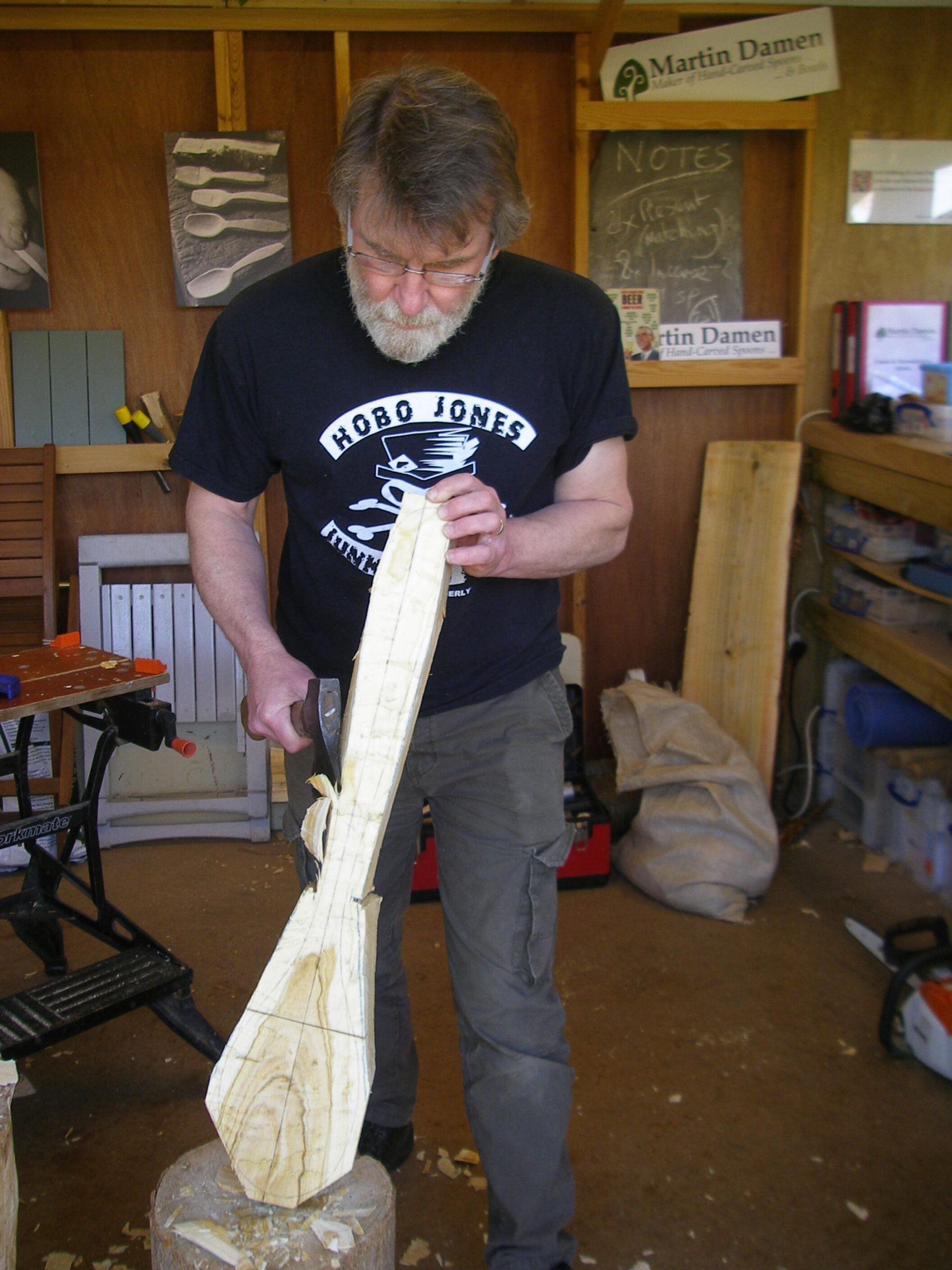 Martin Damen at work