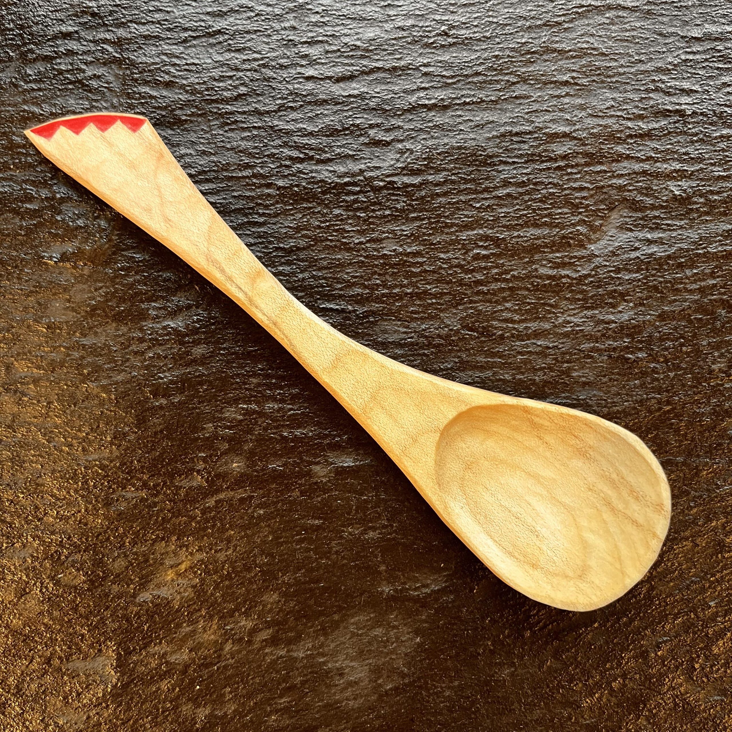 Martin Damen: Asymetric Sycamore Spoon.