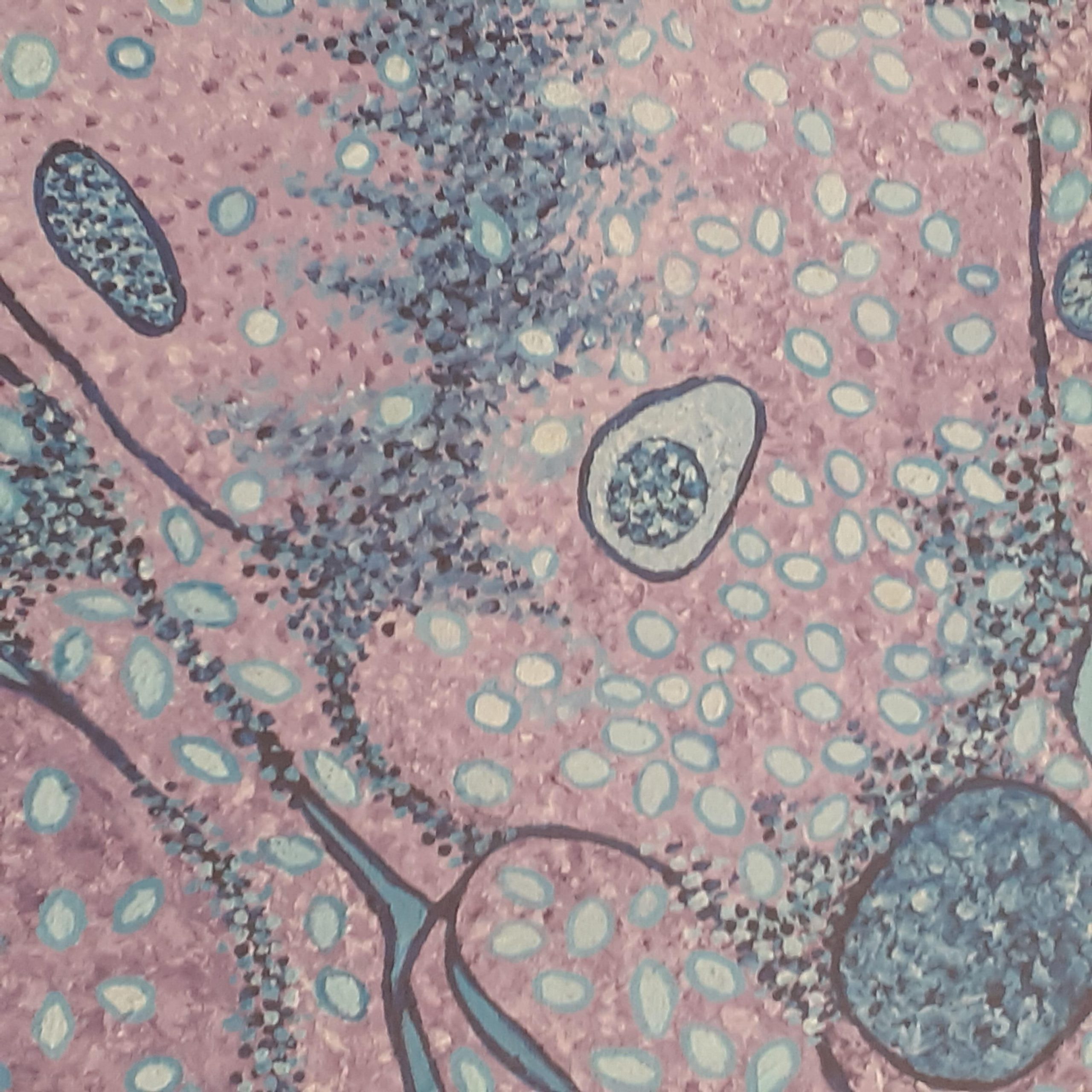 Mary Vincent SOA: Acrylic painting 25x33cm framed