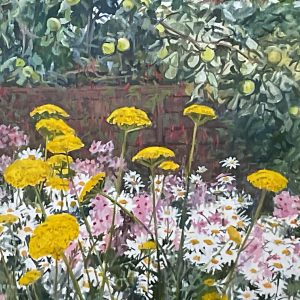 Neville Crowson WOA: Summer garden oil 65x90cm framed £350