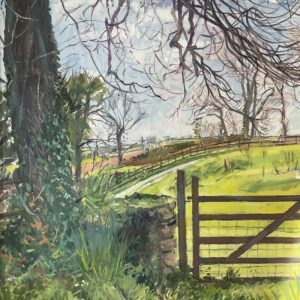 Neville Crowson WOA: View at Chantry, South Devon oil 68x98cm framed  £450