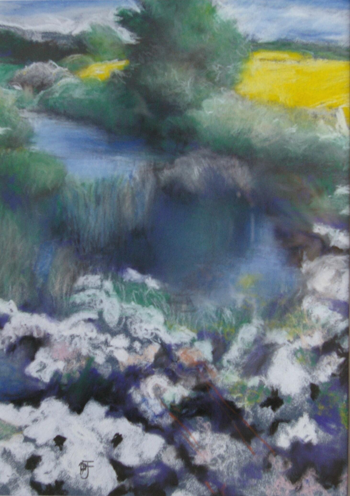 Penelope Fulljames OAS: Out of the Blue. Pastel