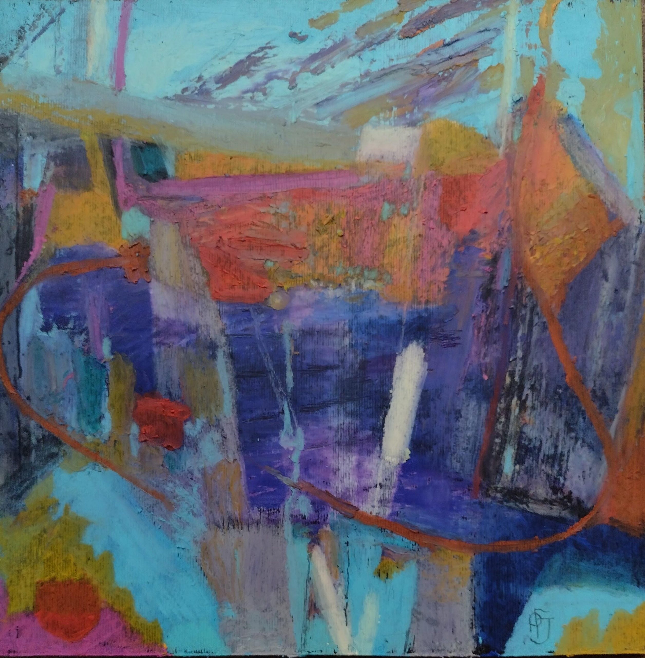 Penelope Fulljames OAS: Winter View. Pastel