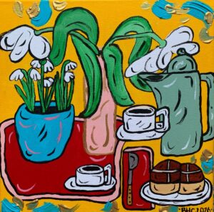 Barbara Harrison Caban: Snowdrops & Hot Cross Buns