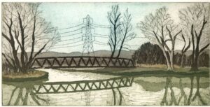 Claire Drinkwater: Criss Cross (Thames Path)