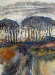 Polly Woolstone: Trees in Winter - Dorset Landscape