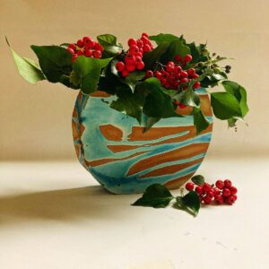 Sally Dorrity: Round vase
