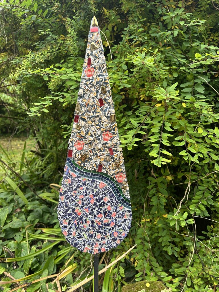 Unique hand made mosaics inspired by and made for your garden