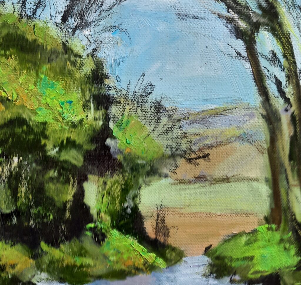 Landscape downland view